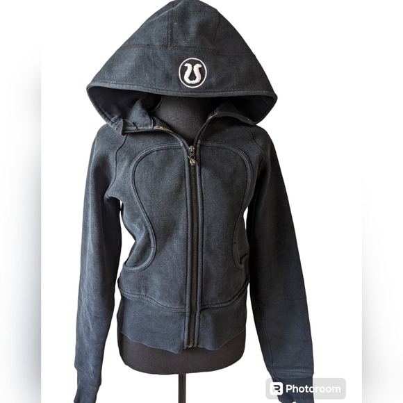 lululemon athletica Tops - Lululemon women's scuba crop sweater size 6 small flaw